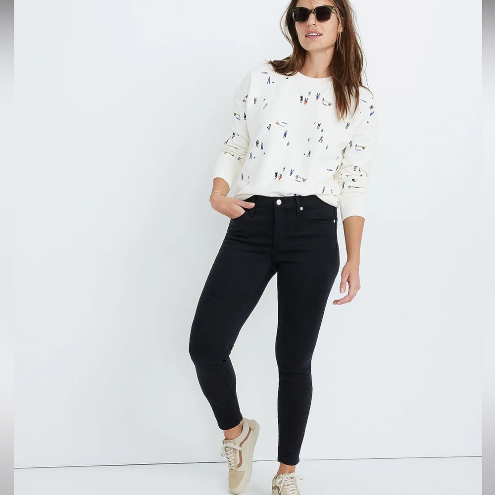 Madewell 9” High-Rise Skinnies/Denim Edition Tencel